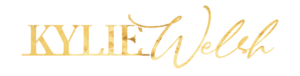 Golden Kylie Welsh Logo single line